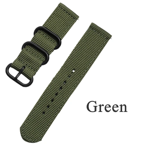 Breathable Canvas Sport Nylon Watch Band - 20mm/22mm Strap