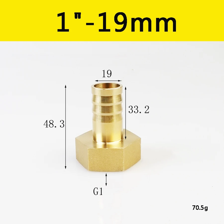 Raccords, Raccord . laiton tuyau 16/19. Avec arrêt d'eau 16/19