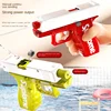 Children's water gun, manual continuous  Ges.m.b.H. water gun, boys and girls playing with bucket cooling toys in summer 2