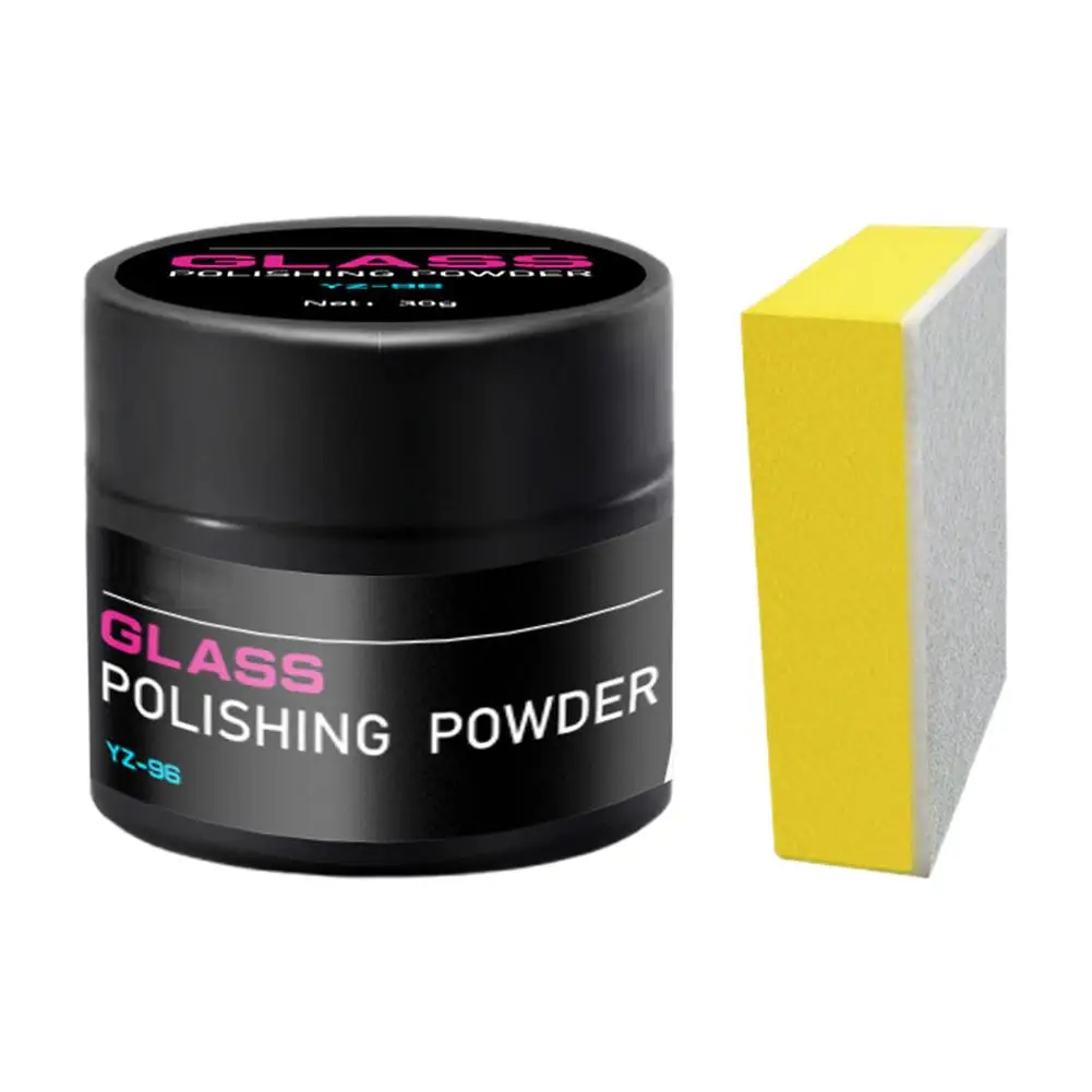 30g Glass Polishing Cerium Oxide Powder Car Window Polish Powder Mirrors Composite Remove Repair Tool Glass Rare Y7F2