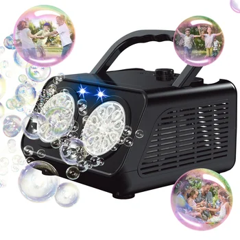 Handheld automatic bubble machine, children's portable bubble machine outdoor wedding game bubble water without battery 1