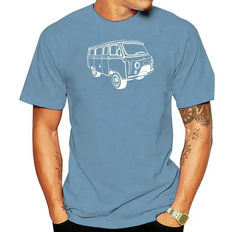 Maglietta T-Shirt Uaz 452 Minibus Uaz 3741 Auto Russa