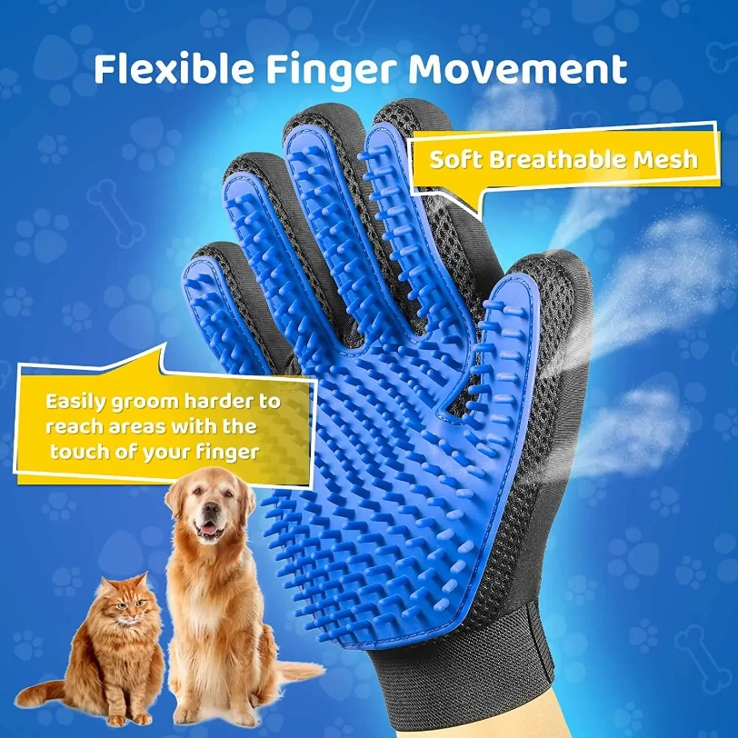 Pet Grooming Glove Mitt 5