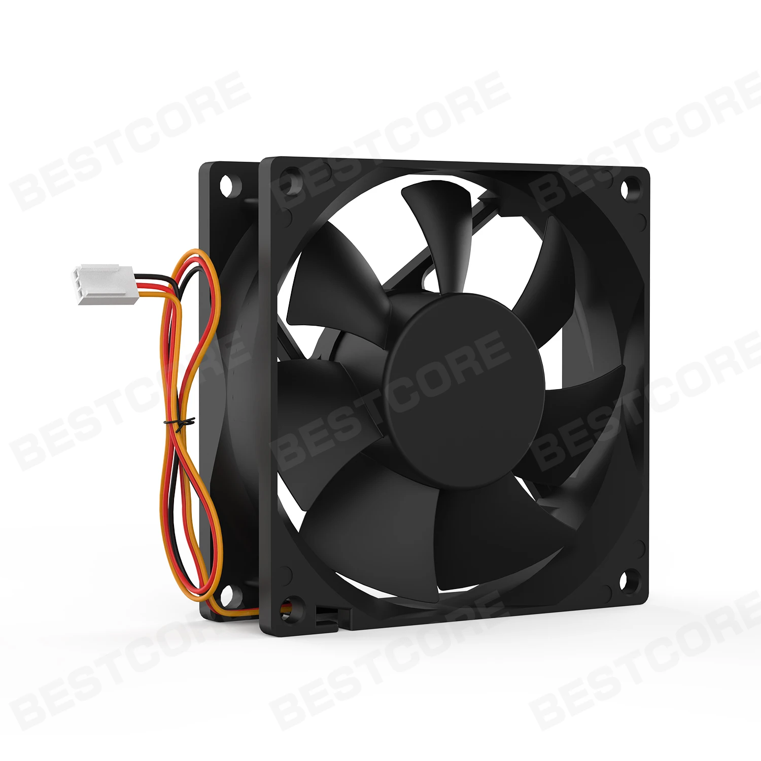 Younun-ventilador sem Escova Manga e Rolamento de Esferas Duplo Axial 80 mm 8025 80x80x25 mm 5v 12v 24v dc 1pc - Imagem 6