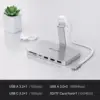 Minisoprur iMac 24 inch Dock Stand 6-Port iMac Hub with USB USB 3.2 10Gbps SD/TF Ports for iMac 24 M1 M3 M4 iMac Accessories 2