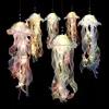 1PC New Gradient Jellyfish Light Decoration LED Light Festival Pendant Courtyard Lighting Handmade Light Small Night Light 4