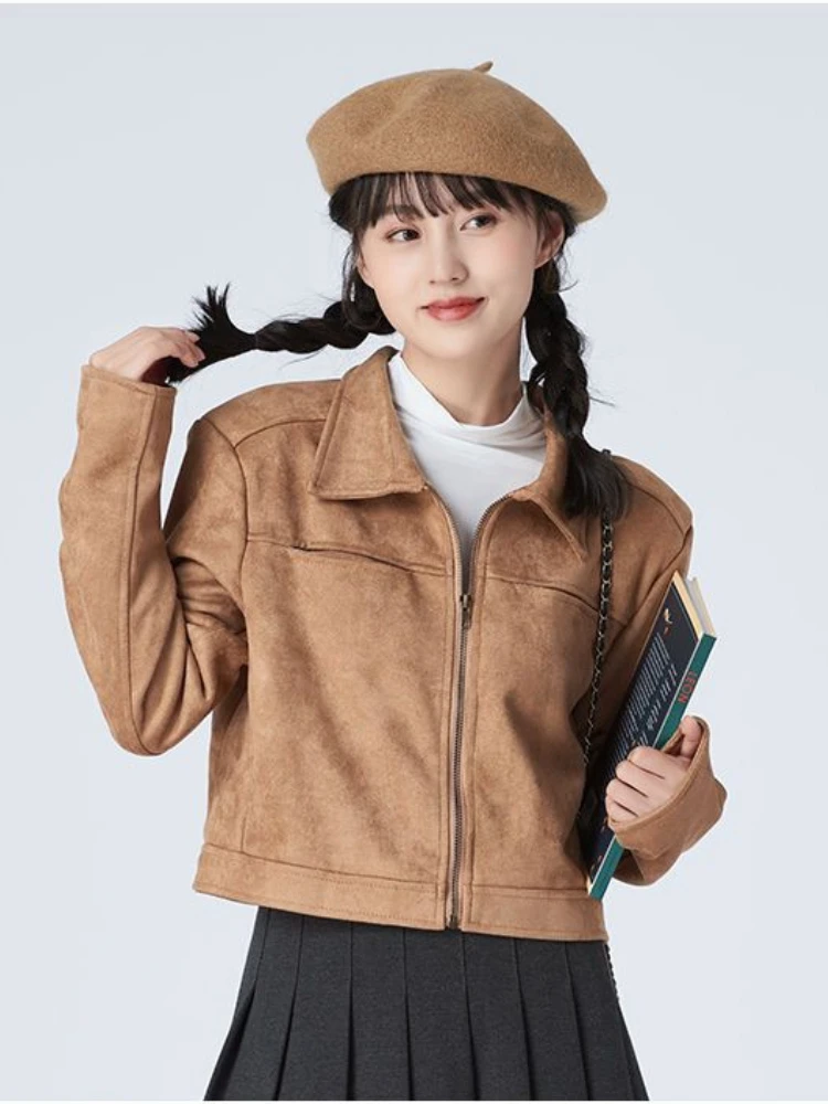 

Jackets for Women 2023 Spring Autumn New Korean Versatile Jacket Coat Fashion POLO Collar Street Style Coat Women Clothing