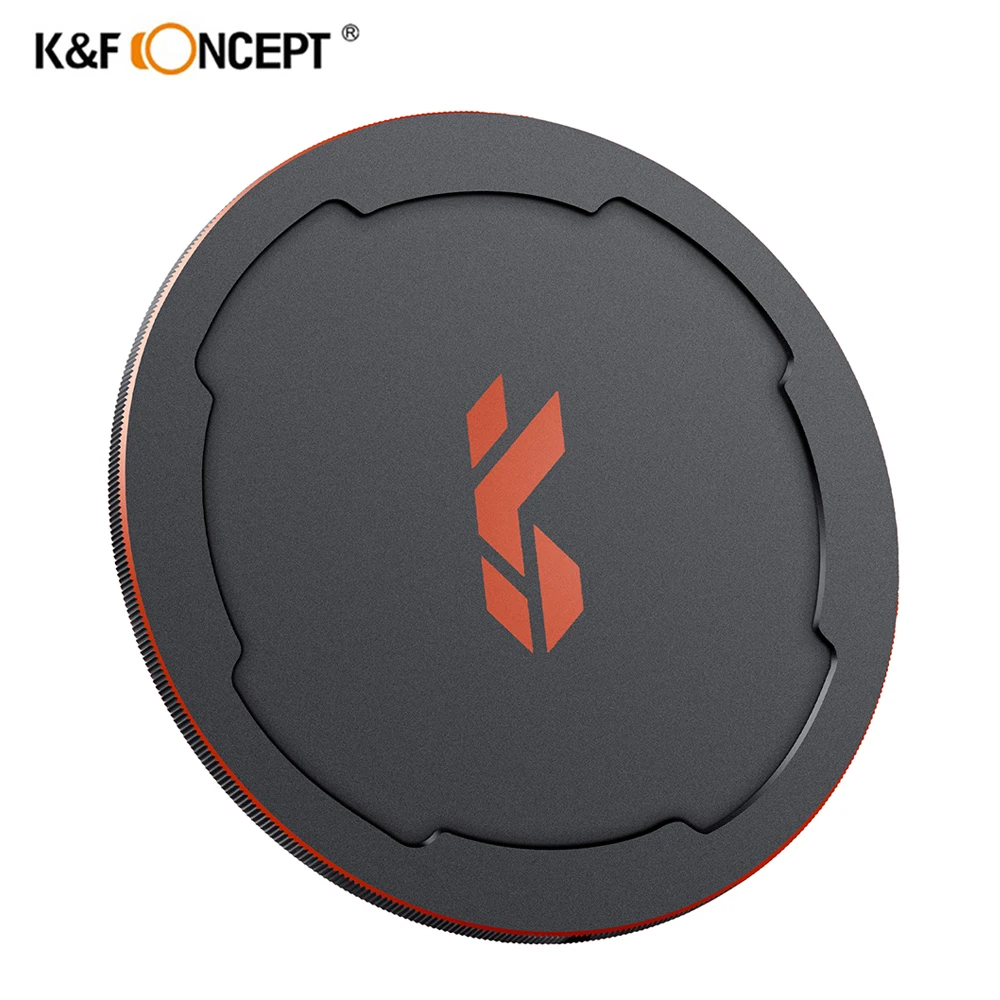 

K&F Concept Magnetic Metal Camera Lens Cap 49/52/55/58/62/67/72/77/82mm Works Only With K&F Concept Magnetic Filter Caps