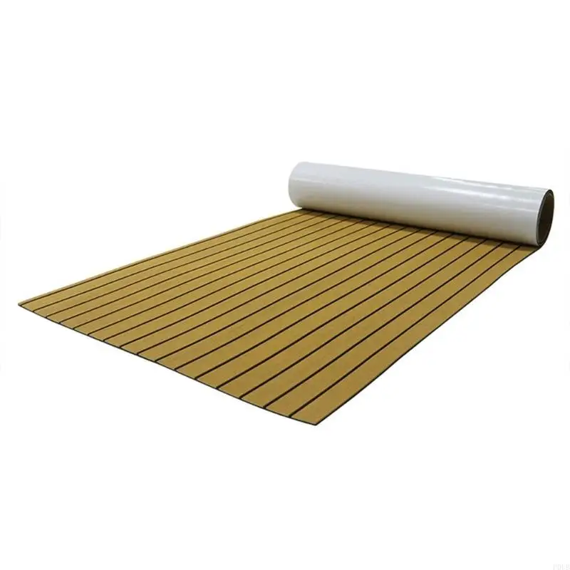 P0UB EVA Foam Boat Decking Sheet Adhesive Marine Boats Flooring Brushed Marine Carpet
