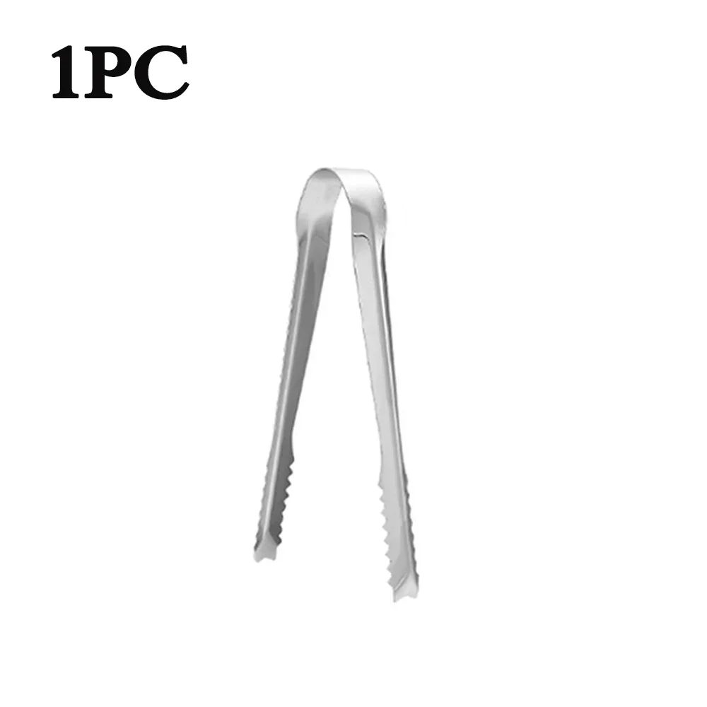 Lot de 3 mini pinces à glaçons en acier inoxydable pour fête, café, cuisine Lot de 3 mini pinces à glaçons en acier inoxydable pour fête, café, cuisine