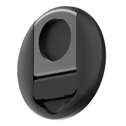 Enhanced Multifunctional Laptop Mount and Webcam Bracket with Desk View (Black)