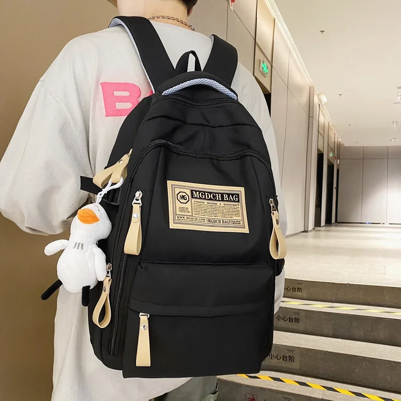 Zaino da scuola per studenti grandi alla moda Zaino per ragazze Borsa da scuola per ragazzi Zaino da donna ad alta capacità Zaino da viaggio per il tempo libero femminile Mochila - immagine 2