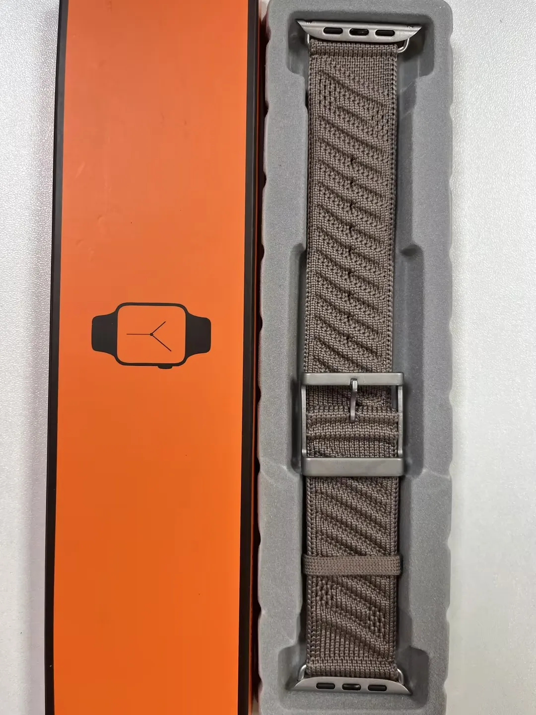 Elegant En Mer Bleu Nuit Nylon Watch Strap with Logo – 46MM/42MM/44MM/45MM/49MM