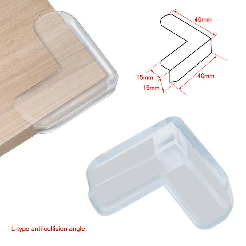 Corner Protector 8pcs Edge Protectors Guards Pre-Taped Table Corner Protector Child Safety Furniture Bumper Sharp Corner