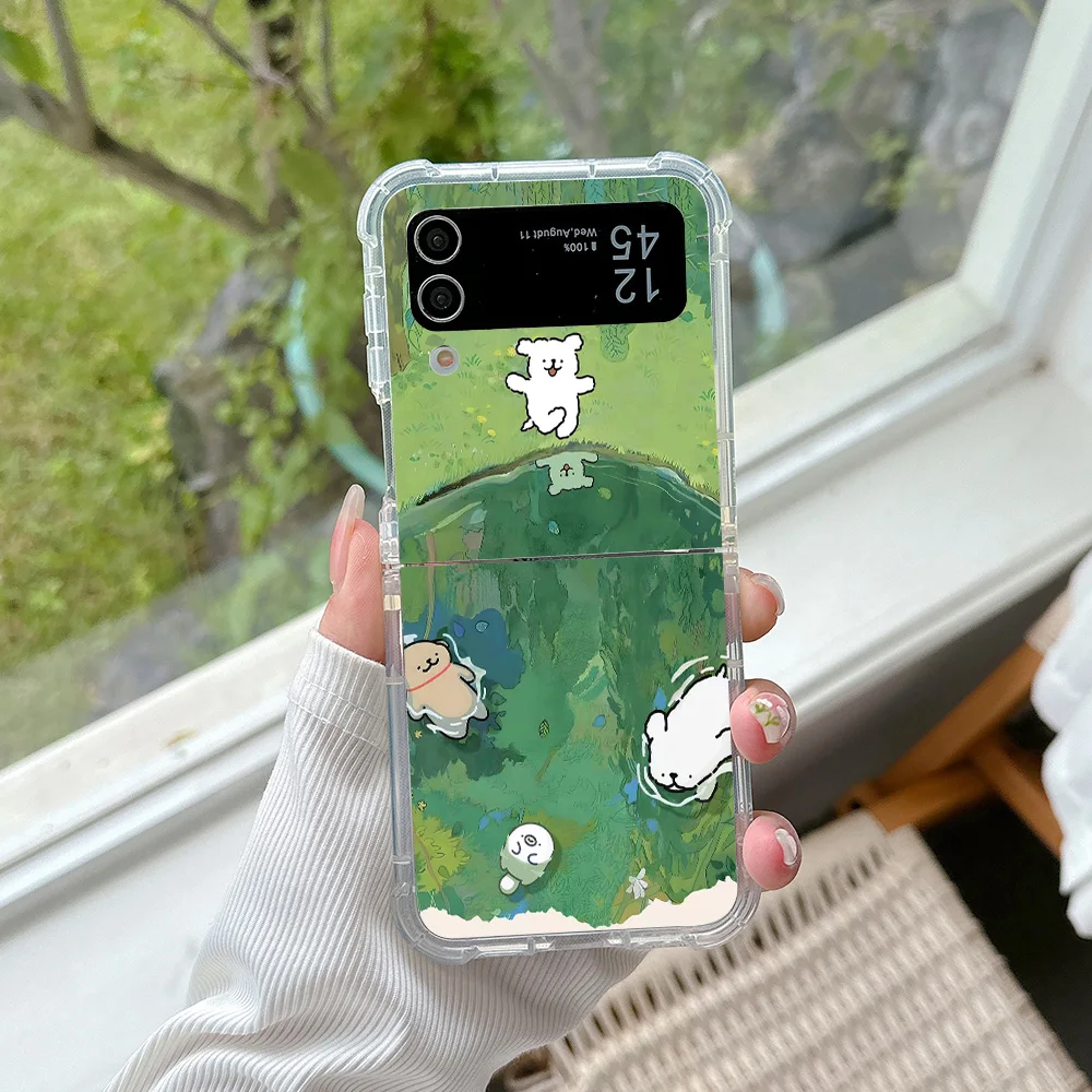 Adorable Puppy Swimming Phone Case - Durable and Anti-Fall Back Cover