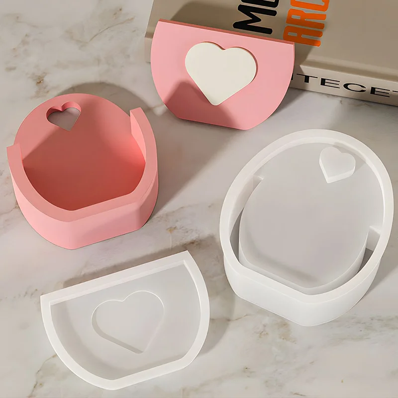 Easter Bunny Egg Flower Pot Silicone Mold Cute Rabbit Basket Resin Mold Home Decoration DIY Vase Making Plaster Casting Molds