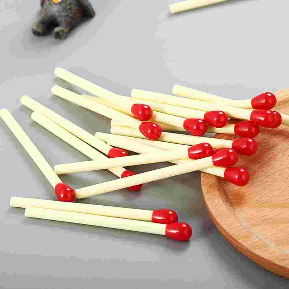 

40 Pcs Ball Pens Decorative Match Gel Stationery Plastic Cartoon Shaped Writing Short Ballpen