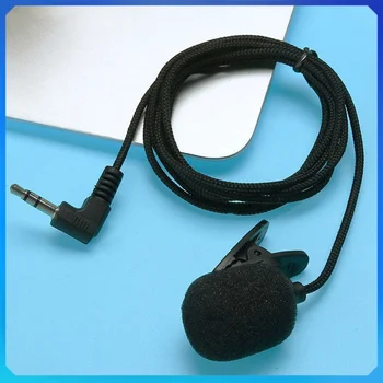Microfono a Condensatore Cablato da 3,5mm, Microfono Lavalier con Clip, Unidirezionale per Registrazione Audio e Video