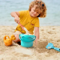 Beach Toy Children Play Sand Toy Shovel Sandbox Brick Walls Molds Castle Building Tools Summer Outdoor Play Beach Game for Kids 2