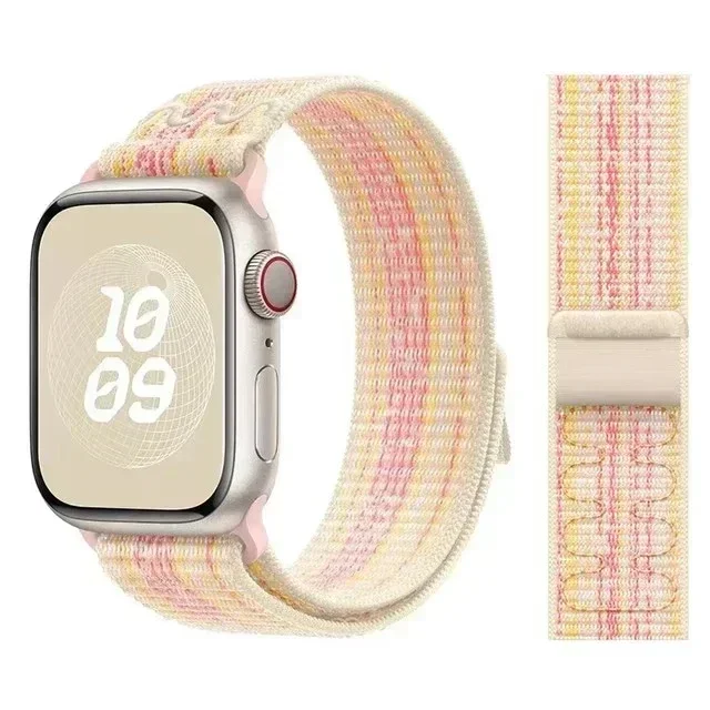 Premium Nylon Loop Strap for Apple Watch - Breathable and Stylish Bracelet Band