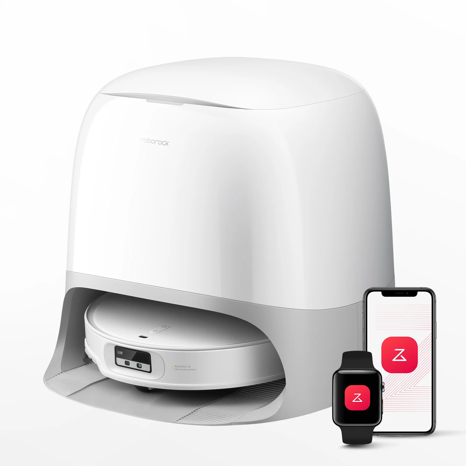 مكنسة وممسحة روبوت roborock Qrevo Curv X، شفط 2200...