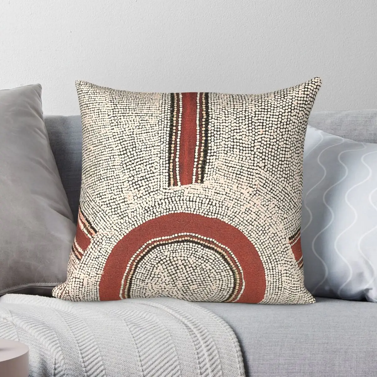 

Awesome Aboriginal Dot Art Square Pillowcase Polyester Linen Velvet Printed Zip Decor Pillow Case Home Cushion Cover 45x45