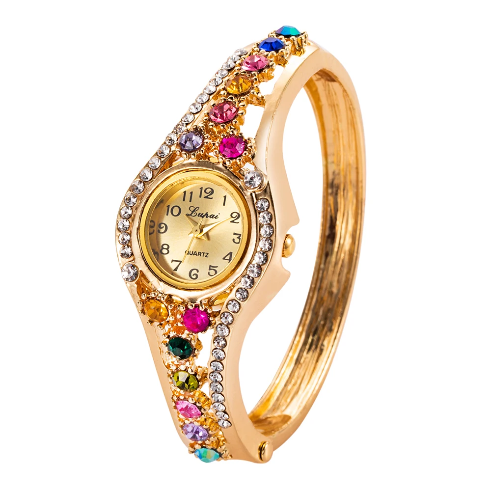 

Luxury Diamond Women Watch Small Dial Stainless Steel Analog Quartz Wristwatch Retro Elegant Ladies Bangle Bracelet reloj mujer