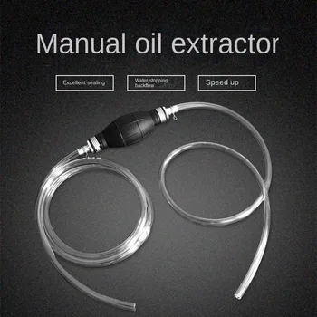 Pompa manuale per benzina, pompa per carburante per auto, pompa a cannuccia manuale resistente per il regolamento del carburante.