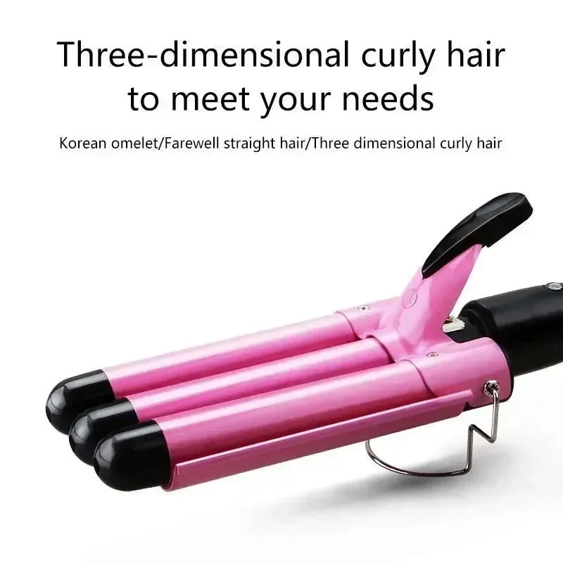 Hair Curler Hair Iron Professional Hair Curling Iron Ceramic Triple Barrel Hair-Curler Irons Hair Wave Waver Styling Tools Styler Wand for Woman