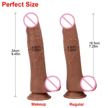 Realistic Dildo Anal Masturbator Sex Toys For Couples Vagina Orgasm Suction Cup Big Penis Thrusting Dick Phallus Men Women Hot 2