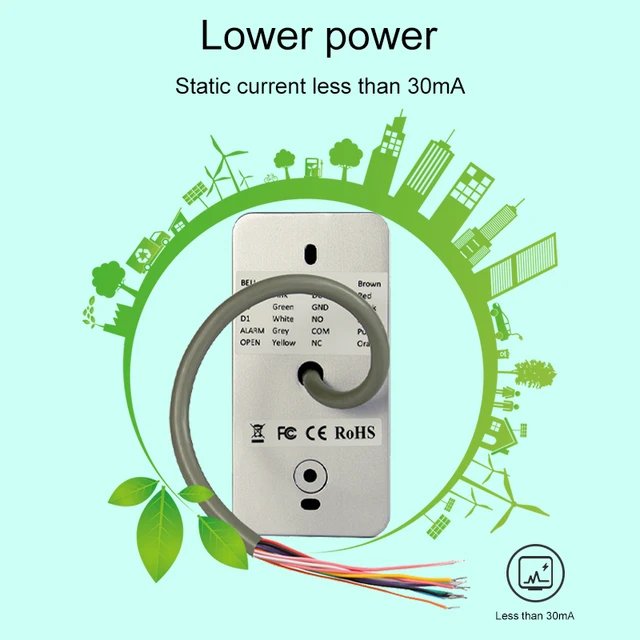 RETEKESS T-AC03 Rfid Door Access Control System IP68 Waterproof  Keypad Proximity Card Standalone With 2000 Users 4