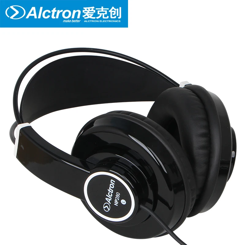 Alctron Professional 3.5mm 유선 모니터 헤드폰 오버이어 세미 오픈 이어폰 헤드셋(데스크탑 노트북 컴퓨터 PC HP280용)