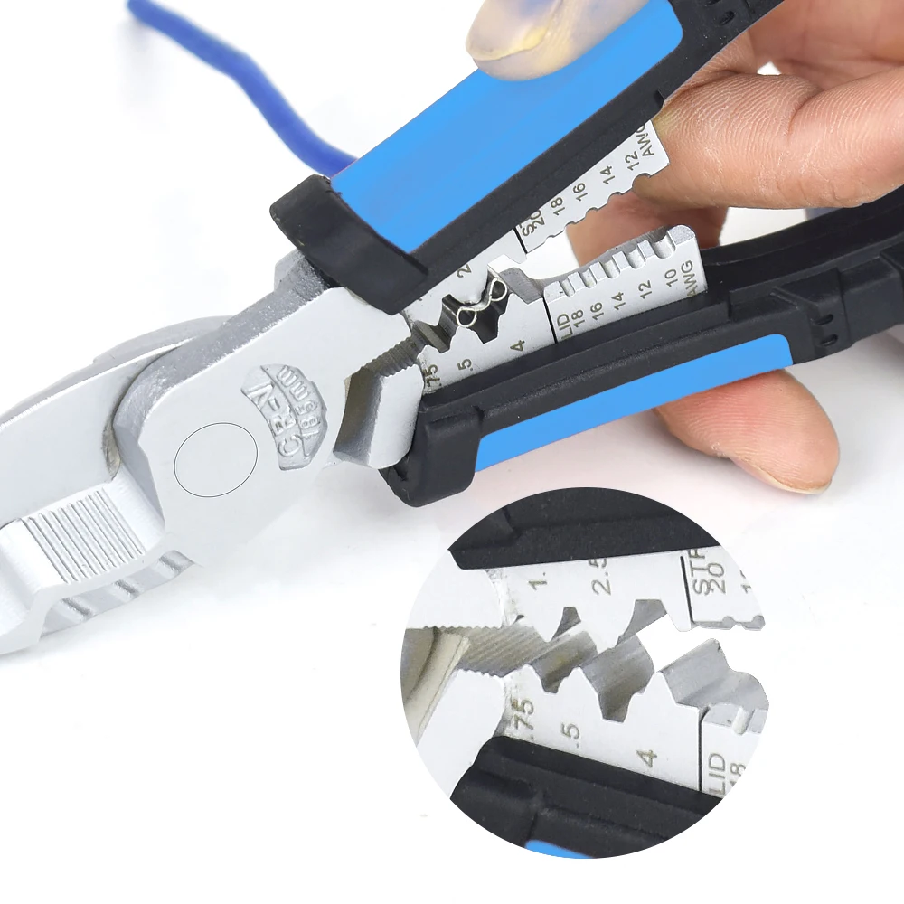 Newacalox multi tool Drahtzange lange Spitz zange Schmuck herstellung Handwerkzeuge Drahts ch neider Abisolierzange Crimp werkzeug für zu Hause – Detail 11