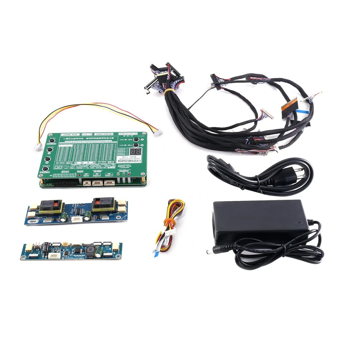 laptop-lcd-led-test-screen-tester-14pcs-lvds-cables-inverter-tool-kit-panel-us-plug