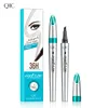 Four-Jaw Ultra-Fine Liquid Eyebrow Pencil 3D Waterproof Tip Tattoo Cosmetic Long Lasting Natural Dark Brown Liquid Eye Brow Pen 5