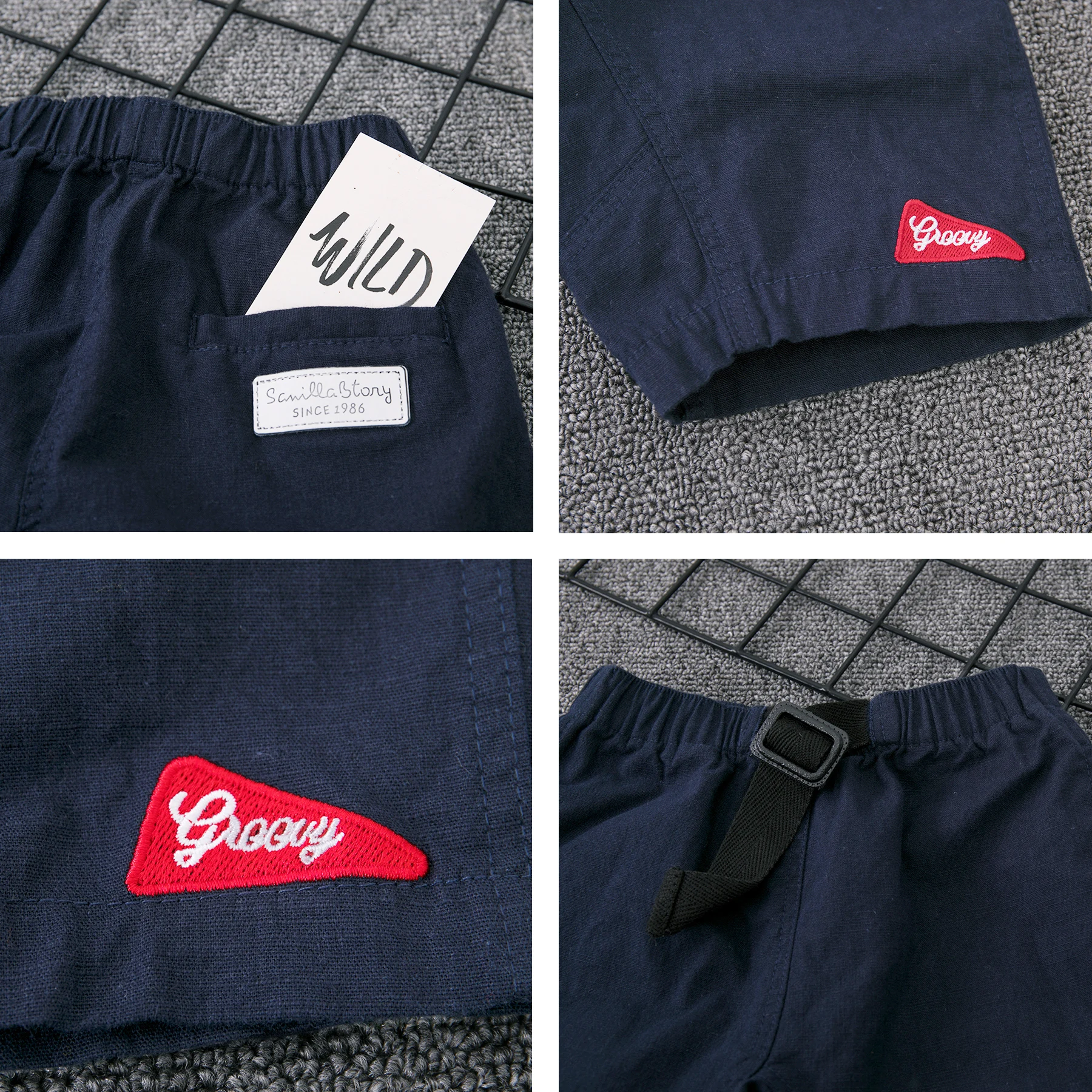 New Summer Baby Boy Shorts Fashion Teenage School Boys Sports Pants Toddler Kids Elastic Waist Solid Red Short Children Clothes