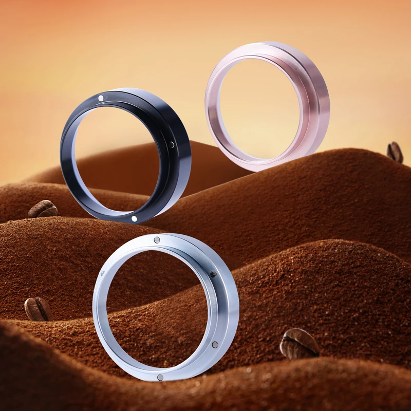 Espresso Tools 51/53/58mm Aluminum Alloy Portafilter Dosing Funnel Magnetic Dosing Ring