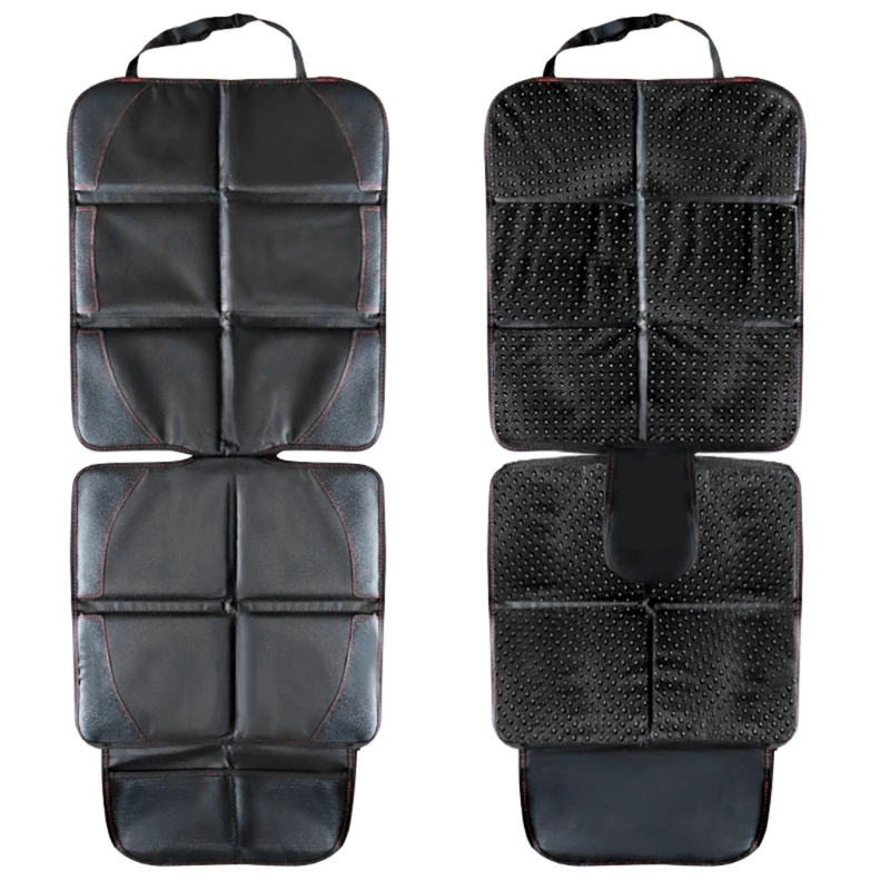 Universal Children Safety Seat Anti-Slip Mat Black Anti-Scratch Pad Waterproof Car Seat Protective Cover for Baby Kid Protection