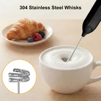 Mousseur à lait électrique portatif, batteur à œufs rechargeable par USB, mini fouet à café sans fil, mousseur à lait automatique, mixeur à œufs 4