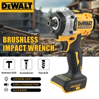 DEWALT DCF921 clé sans fil maximale atomique 20V clé à chocs sans fil 1/2 pouces clé de charge à vitesse Variable sans pâte 1