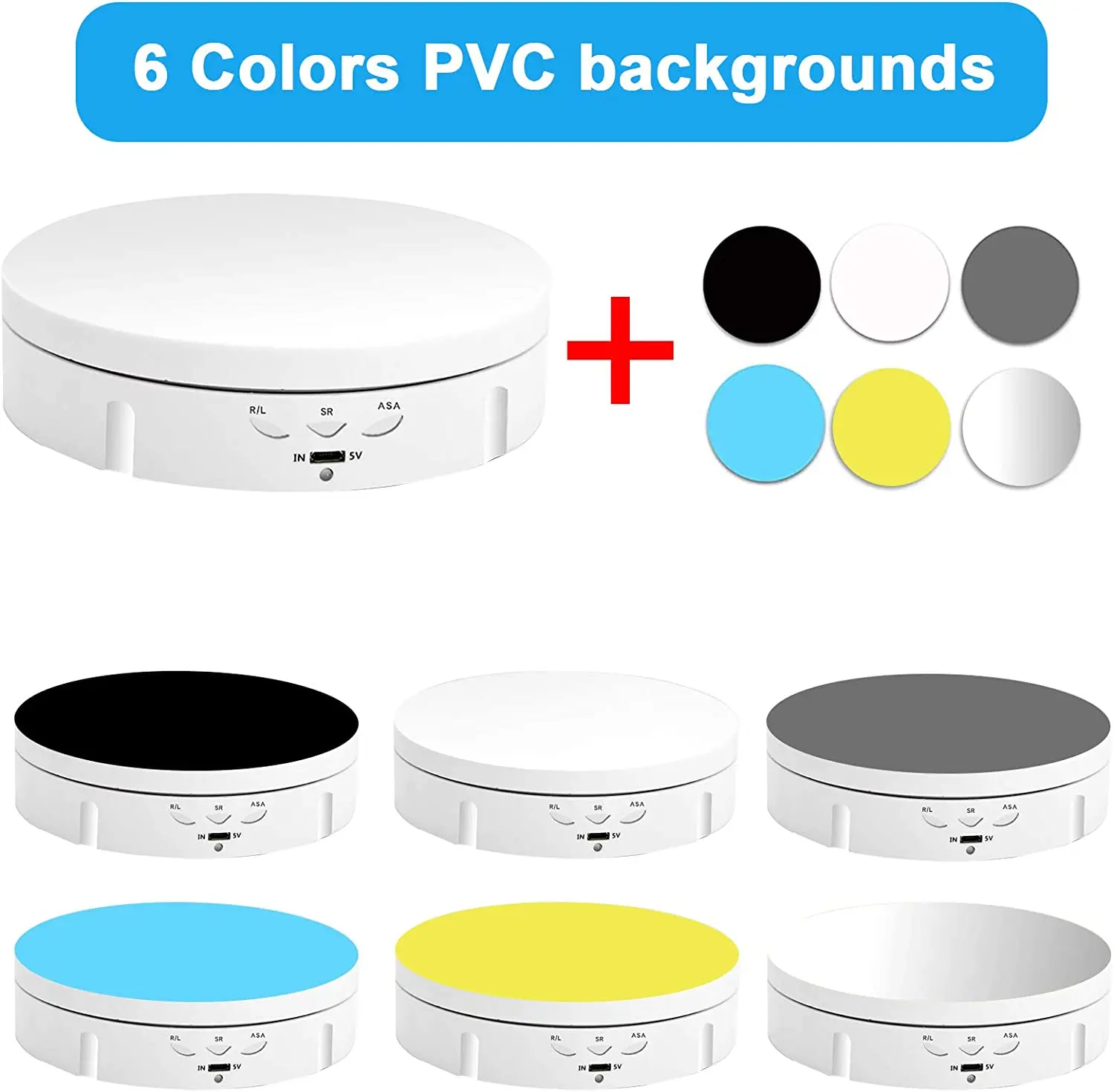 電動ターンテーブル カラーパネル リモコン付き 動作未確認済 電動ターンテーブル カラーパネル リモコン付き 動作未確認済