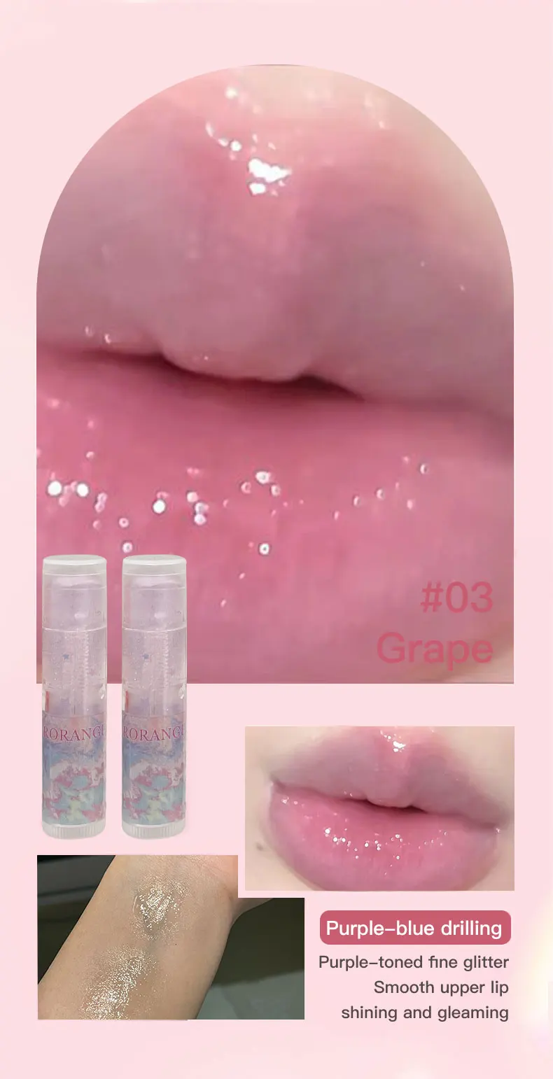 Fruit lip balm jelly gloss plumping hydraterende lippenstift_voghion.com