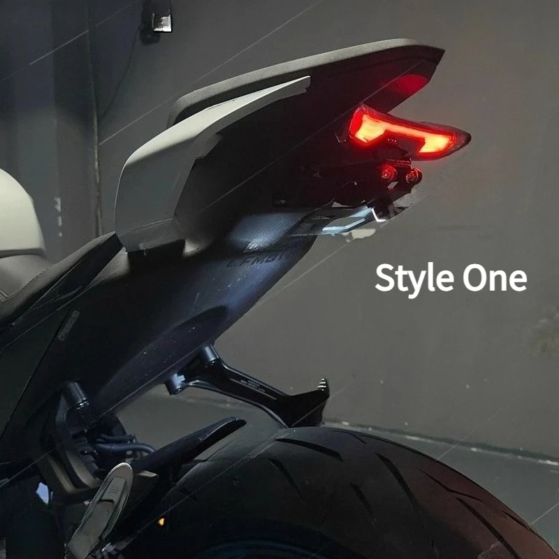 CF 675SR-R 오토바이 번호판 홀더 펜더 엘리미네이터 테일 타이디 LED 라이트 CF-MOTO 675SR-R 번호판 프레임용