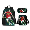 Cartoon C-CR7 Football-Stars Child Backpack,Shoulder Bags,Pencil Bags for 4-8 Years Old Anime School Bags for Boy Girl Best Gift 6