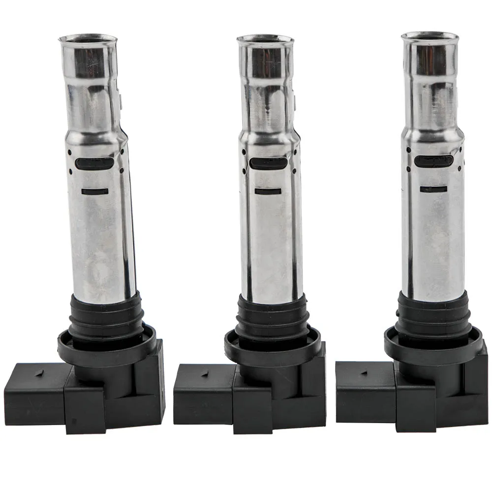 3x Ignition Coil Pack for AUDI A2 A3 1.4 1.6 FSI Hatchback 2000-2005 036905715A for VOLKSWAGEN BEETLE 1.4 Convertible 2003-2010