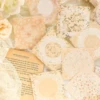 Vintage Lace Scrapbook Paper Materials Non-sticky Collage Paper for Journals Notebooks DIY Crafts Creative Aesthetics Stationery 5