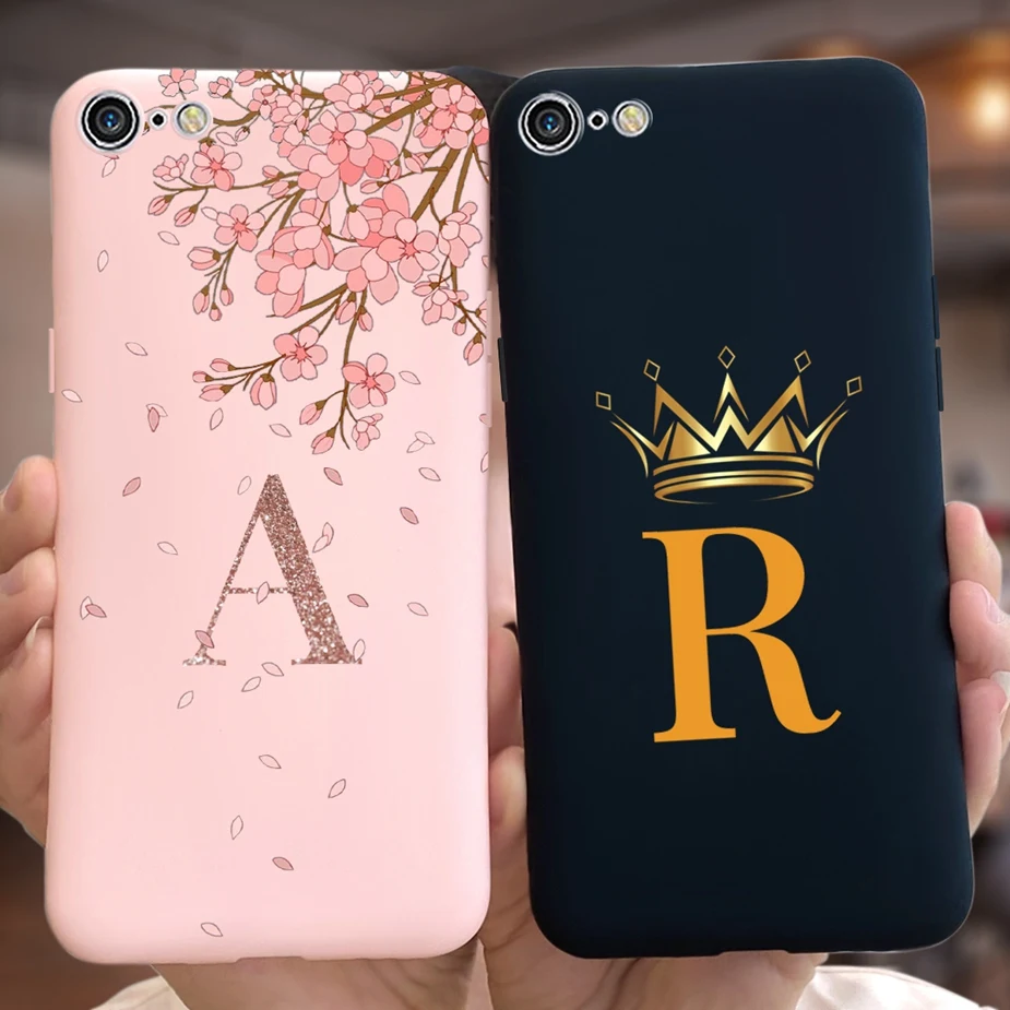 Per Iphone 6 6S Plus Custodia Cute Crown Letters Cover Custodia Morbida In Silicone Per Apple Iphone 6 Iphone6 6S Plus Cover Posteriore Paraurti