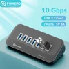 PHIXERO USB 3.2 Docking Station Hub Type C 10Gbps Splitter Switch Dock Multi Port Socket USB-A Gen2 for Surface Mac Laptop 3.0 1