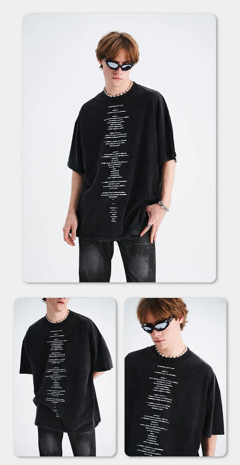 Men's Washed Short Sleeve T-Shirt 4