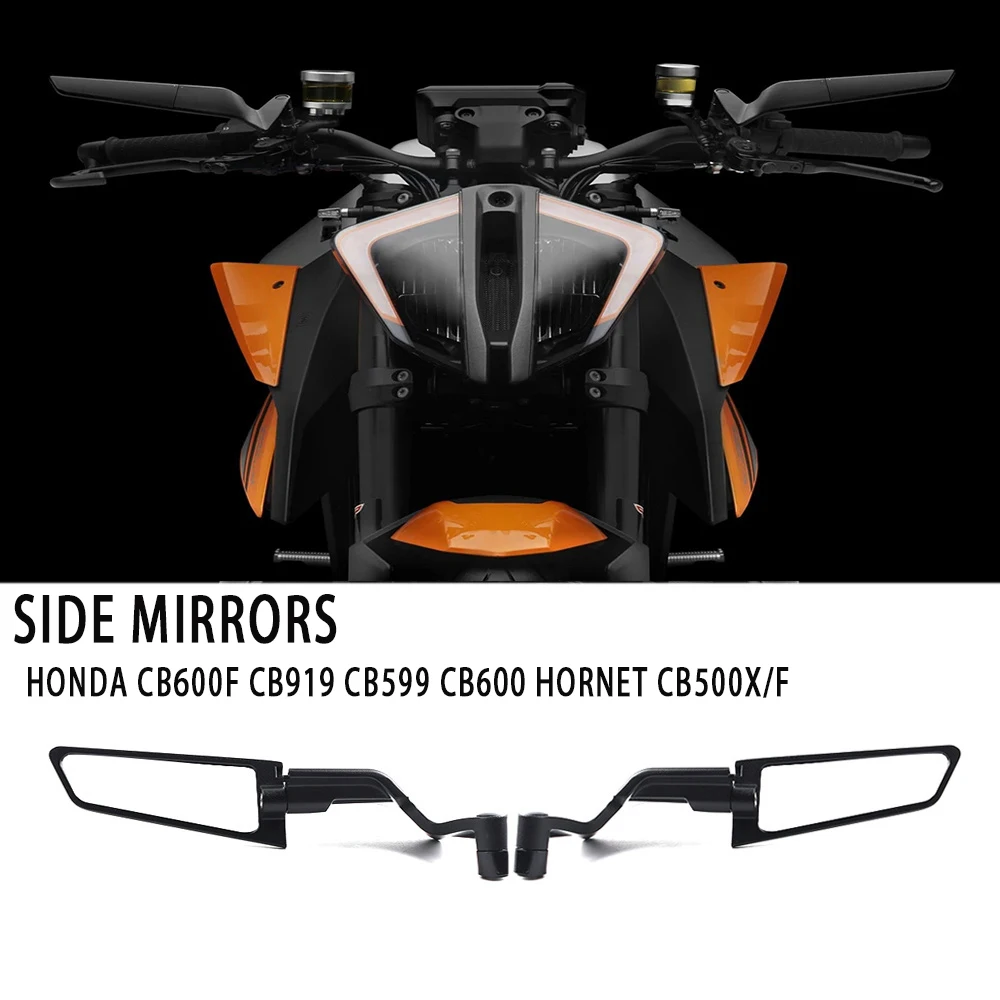 

For Honda CB600F CB919 CB599 CB600 HORNET CB500X/F Universal Motorcycle Mirror Wind Wing side Rearview Reversing mirror